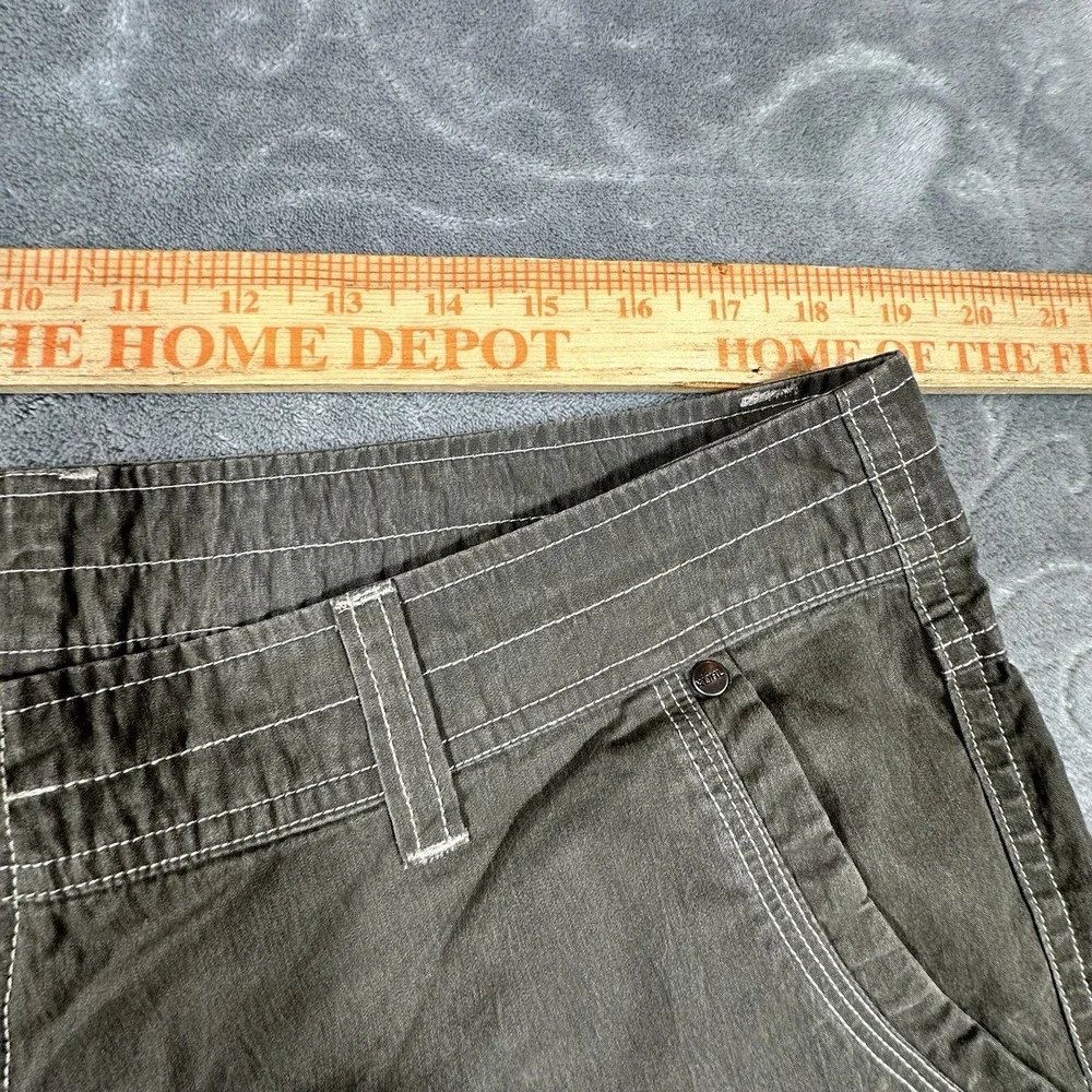 Kuhl Renegade Performance Shorts Men 38 Brown Canvas Hiking Climbing Utility 11